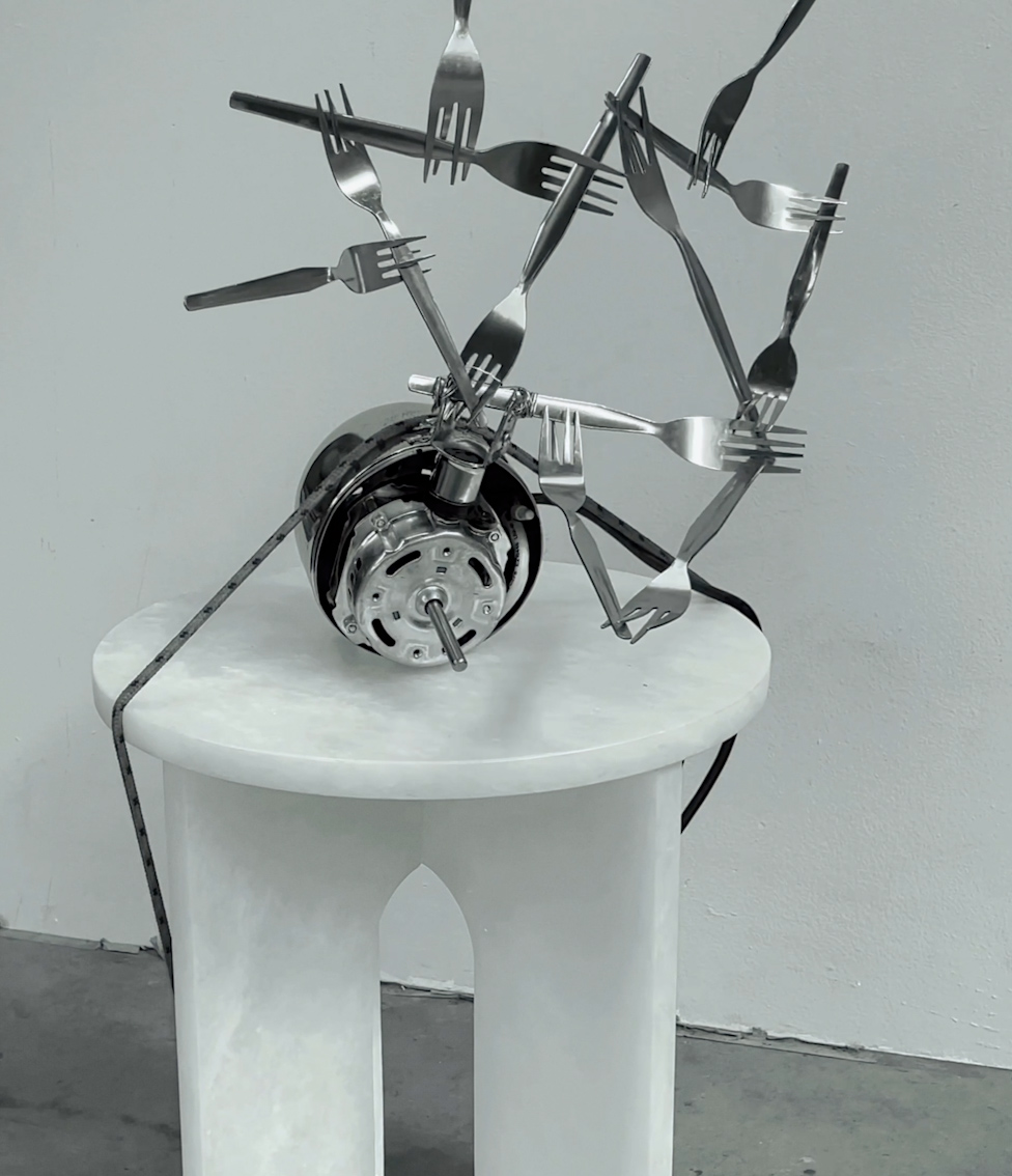 gallery image - Alabaster capsules stool shot by Lisa - forks